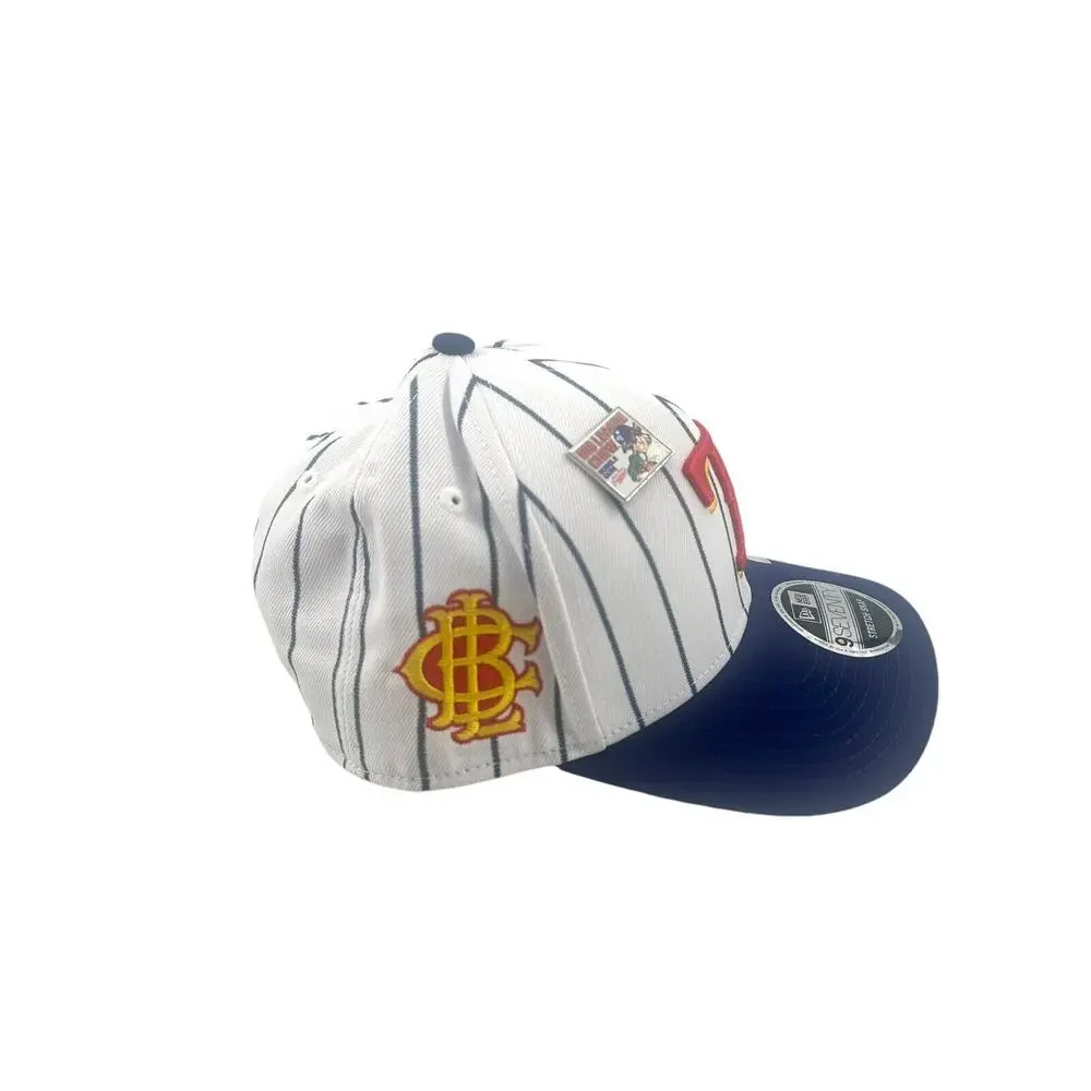 Texas Rangers Big League Chew Pinstripe New Era 9seventy Stretch Snap Back Cap